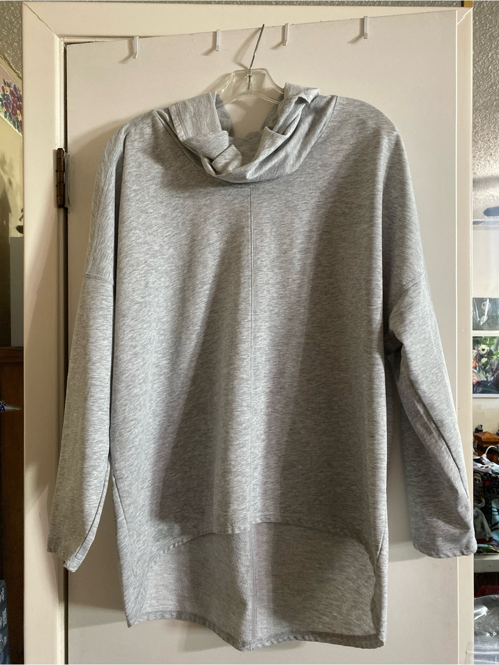 Champion Light Gray Cowl Neck Sweater